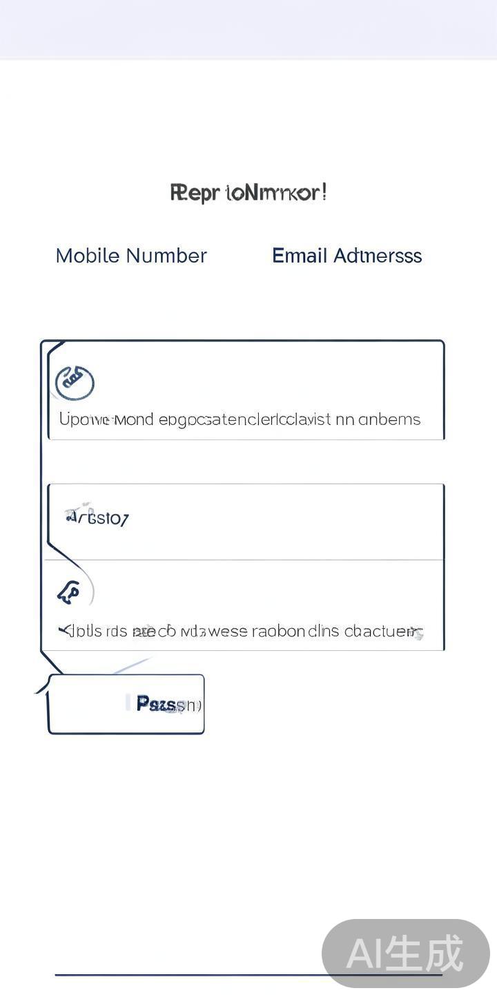 填写基本信息：输入手机号码或邮箱，并设置登录密码。